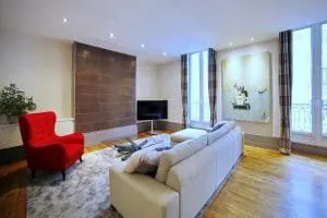 Living room of a house in Grenoble